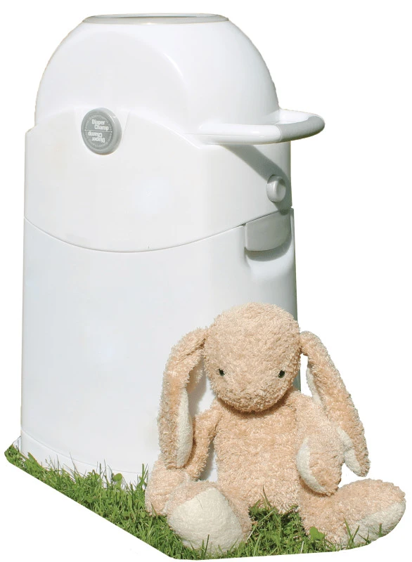 Luieremmer DiaperChamp Medium Silver 4021 Luieremmer DiaperChamp Medium Silver 4021 -babybenodigdheden emmer konijn1 1