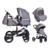 Cangaroo Gala Dark Grey/Silver 3-in-1 Combi Kinderwagen Incl. Autostoel. 2 Cangaroo Gala Dark Grey/Silver 3-in-1 Combi Kinderwagen Incl. Autostoel. -babybenodigdheden gala 1 1