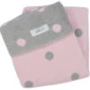 Zaffiro Grijs & Roze Gestipt 100 X 150 Cm Ledikantdeken 15342 -babybenodigdheden grijsrozestippen 4