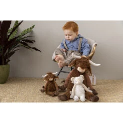 Happy Horse Cow Cody Bruin 30 Cm No. 1 Knuffel 133731 -babybenodigdheden happy horse cow cody bruin 30 cm no. 1 knuffel 133731 lifestyle