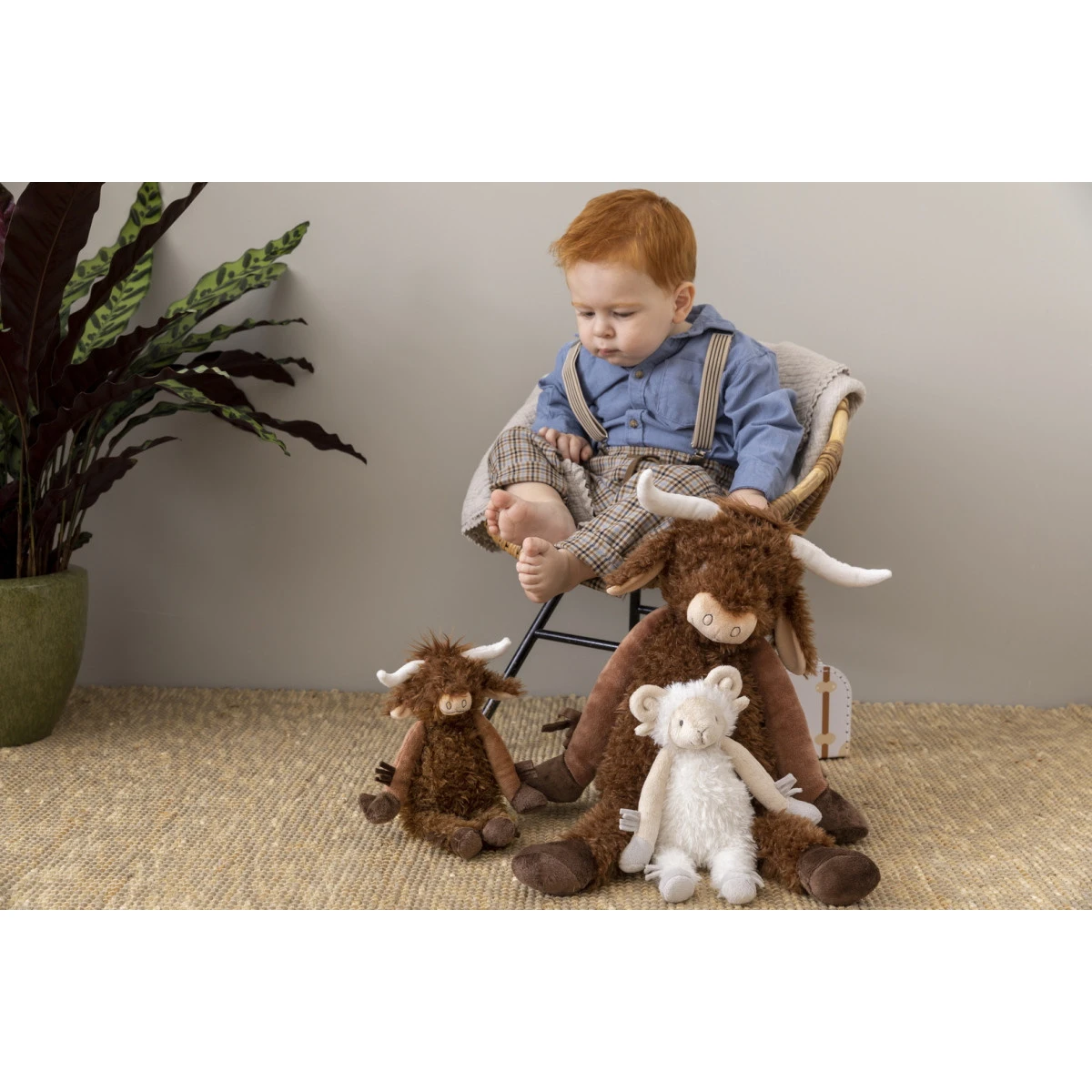 Happy Horse Cow Cody Bruin 30 Cm No. 1 Knuffel 133731 -babybenodigdheden happy horse cow cody bruin 30 cm no. 1 knuffel 133731 lifestyle
