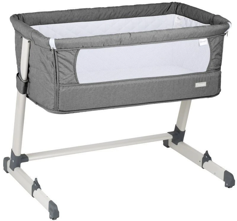Babygo Together Grey Wieg Aan Bed 4601 Babygo Together Grey Wieg Aan Bed 4601 -babybenodigdheden i no460 1 together grey