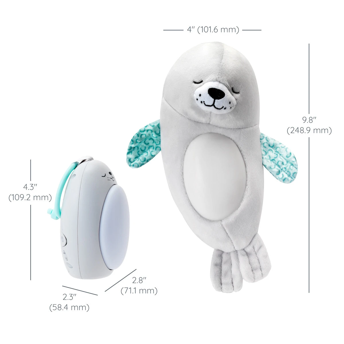 Infantino 3-in-1 Sounds & Lights Soothing Zeehond Nachtlampje BK-302032 Infantino 3-in-1 Sounds & Lights Soothing Zeehond Nachtlampje BK-302032 -babybenodigdheden infantino 3 in 1 sounds lights soothing zeehond nachtlampje bk 302032