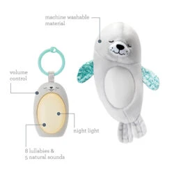 Infantino 3-in-1 Sounds & Lights Soothing Zeehond Nachtlampje BK-302032 9 Infantino 3-in-1 Sounds & Lights Soothing Zeehond Nachtlampje BK-302032 -babybenodigdheden infantino 3 in 1 sounds lights soothing zeehond nachtlampje bk 302032 2