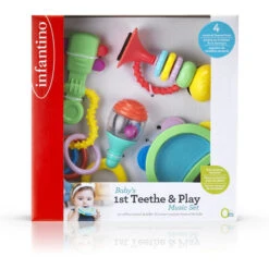 Infantino Baby's 1st Muziek Bijtringen Set BK-315074 -babybenodigdheden infantino baby s 1st muziek bijtringen set bk 315074 .6