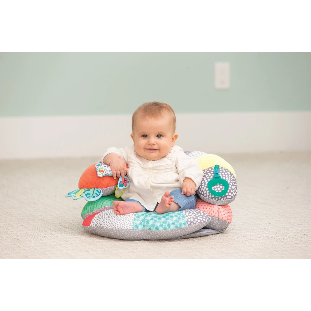 Infantino Tummy Time & Seated Support Steunkussen BK-313006 Infantino Tummy Time & Seated Support Steunkussen BK-313006 -babybenodigdheden infantino tummy time seated support steunkussen bk 313006 6