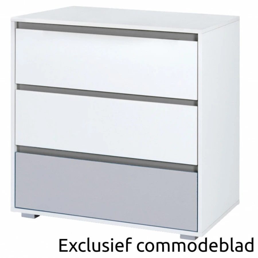 Babykamer Jasmijn: Ledikant en Commode Babykamer Jasmijn: Ledikant En Commode -babybenodigdheden jasmijn commode 1