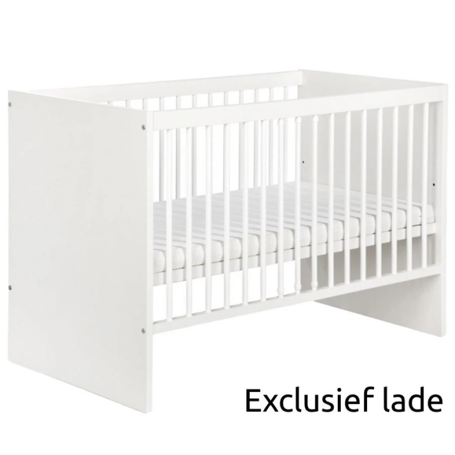 Babykamer Jasmijn: Ledikant en Commode Babykamer Jasmijn: Ledikant En Commode -babybenodigdheden jasmijn ledikant 1