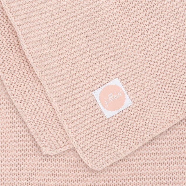 Jollein Basic Knit Pale Pink 75 x 100 cm Wiegdeken 516-511-65310 Jollein Basic Knit Pale Pink 75 X 100 Cm Wiegdeken 516-511-65310 -babybenodigdheden jollein basic knit pale pink 75 x 100 cm wiegdeken 516 511 65310 3