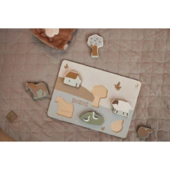 Jollein Farm Houten Puzzel 105-001-67021 -babybenodigdheden jollein farm houten puzzel 105 001 67021 lifestyle
