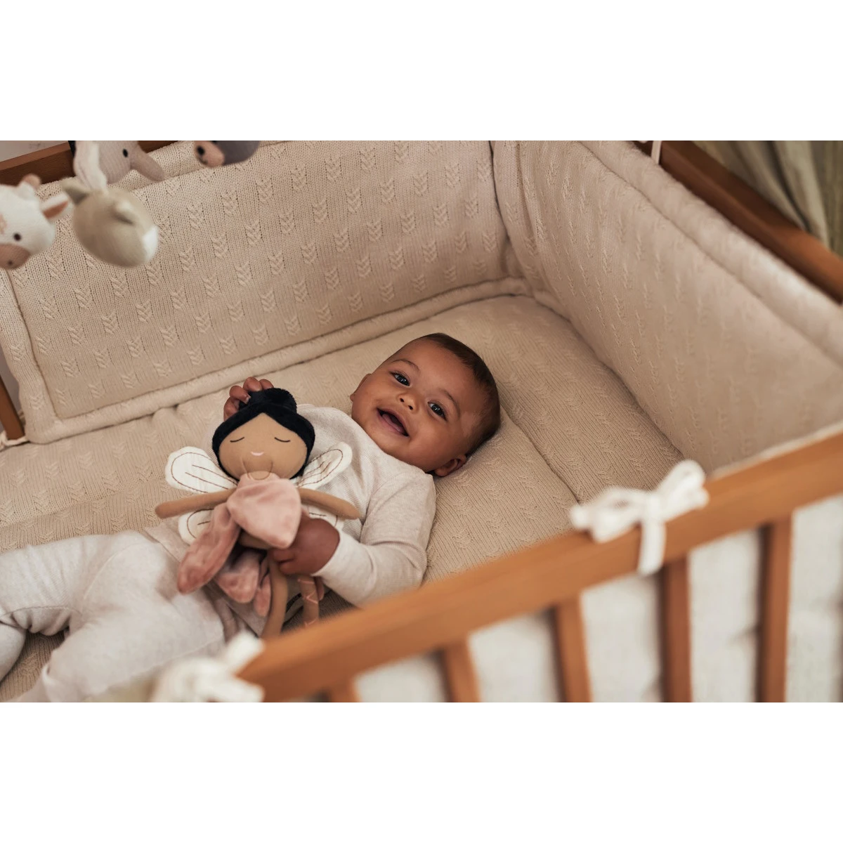 Jollein Grain Knit Oatmeal 75 X 95 Cm Boxkleed 017-512-67047 -babybenodigdheden jollein grain knit oatmeal 75 x 95 cm boxkleed 017 512 67047 1