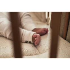 Jollein Grain Knit Oatmeal 75 X 95 Cm Boxkleed 017-512-67047 -babybenodigdheden jollein grain knit oatmeal 75 x 95 cm boxkleed 017 512 67047 2