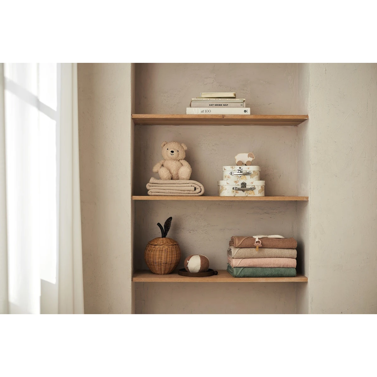 Jollein Ash Green Badstof 100 X 100 Cm XL Badcape 534-836-00095 -babybenodigdheden