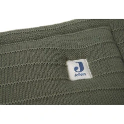 Jollein Pure Knit Leaf Green 30 X 180 Cm Bedbumper 004-895-67010 -babybenodigdheden jollein pure knit leaf green 30 x 180 cm bedbumper 004 895 67010 .3