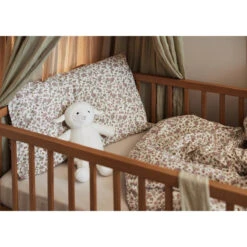 Jollein Retro Flowers Dekbedovertrek En Sloop 100 X 140 Cm 003-005-67045 -babybenodigdheden jollein retro flowers dekbedovertrek en sloop 100 x 140 cm 003 005 67045 1