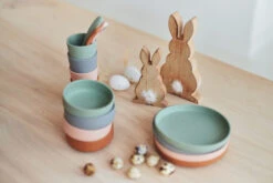 Jollein Ash Green Siliconen Dinerset 705-007-00095 -babybenodigdheden jollein siliconen dinerset 3