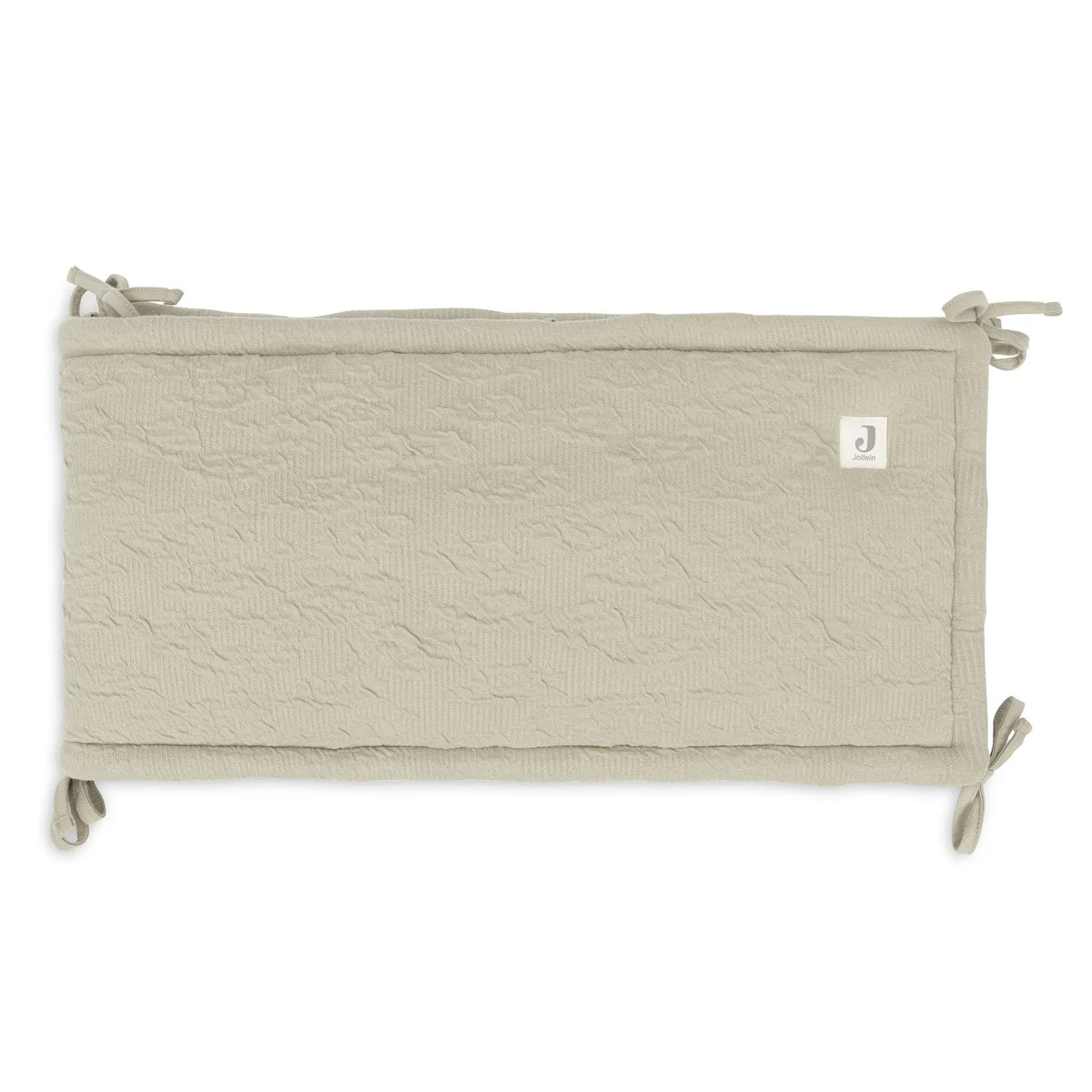 Jollein Soft Waves Olive Green 30 X 180 Cm Bedbumper 004-895-67052 -babybenodigdheden jollein soft waves olive green 30 x 180 cm bedbumper 004 895 67052 5