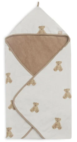 Jollein Teddy Bear 75 X 75 Cm Badcape 534-836-66095 -babybenodigdheden jollein teddy bear 75 x 75 cm badcape 534 836 66095 3