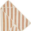 Jollein Terry Stripe Biscuit 75 X 75 Cm Badcape 534-514-67000 -babybenodigdheden jollein terry stripe biscuit 75 x 75 cm badcape 534 514 67000 1