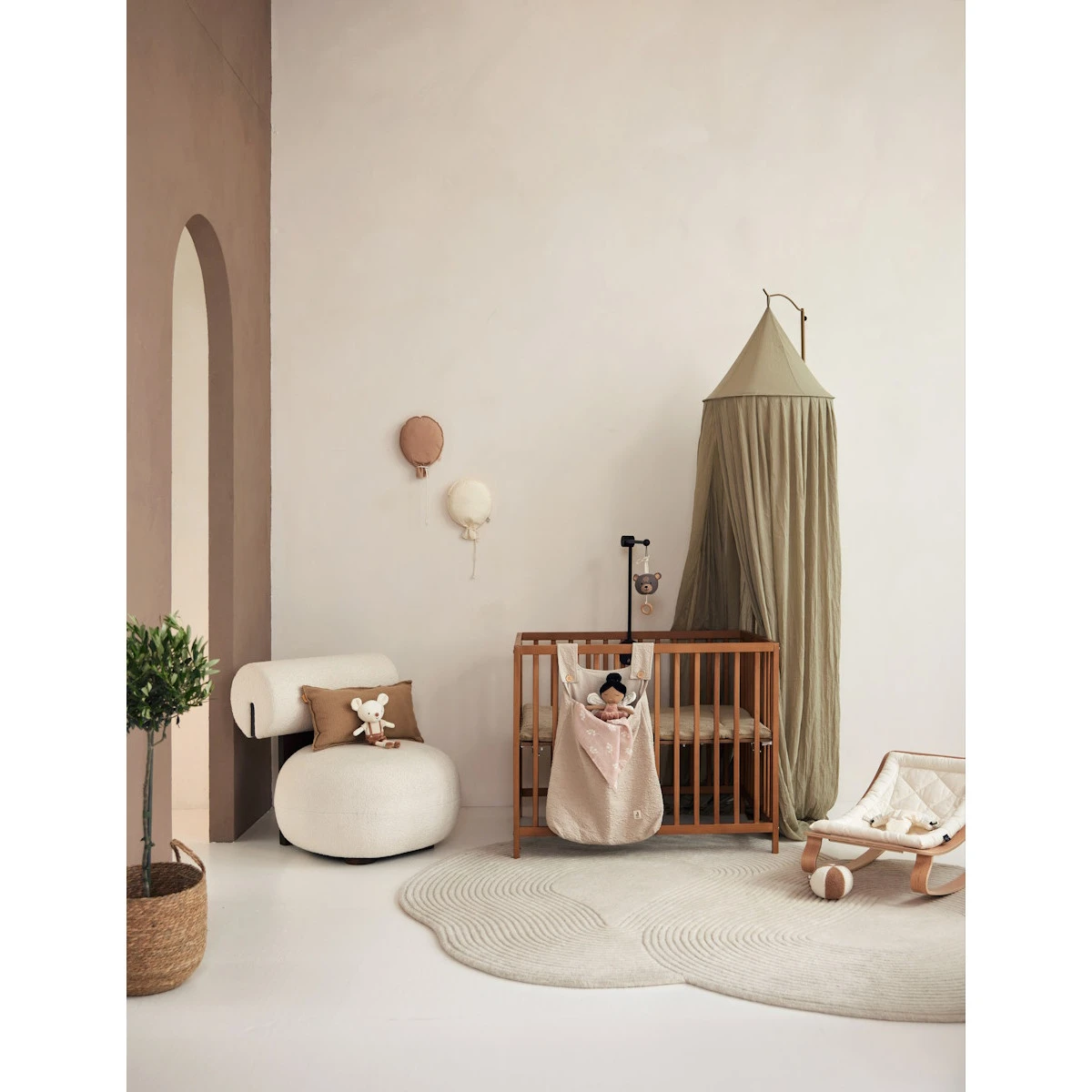 Jollein Vintage Olive Green 245 Cm Klamboe 002-005-67058 -babybenodigdheden jollein vintage olive green 245 cm klamboe 002 005 67058 2