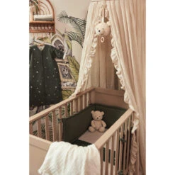 Jollein Vintage Ruffle Nougat 155 Cm Sluier 002-001-66081 -babybenodigdheden jollein vintage ruffle nougat 155 cm sluier 002 001 66081 .3