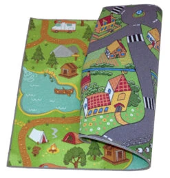 Kids Corner Hiking/Little Village 95x113 Cm Omkeerbaar Vloerkleed En Speelmat 3 Kids Corner Hiking/Little Village 95x113 Cm Omkeerbaar Vloerkleed En Speelmat -babybenodigdheden kids corner hiking little village 95x113 cm omkeerbaar vloerkleed en speelmat 2