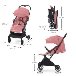Kinderkraft Indy 2 Dhalia Pink Wandelwagen KSINDY00PNK0000 -babybenodigdheden kinderkraft indy 2 dhalia pink wandelwagen ksindy00pnk0000 7