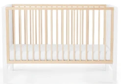 Kinderkraft Mia Wit Ledikant KKHMIAWHT0000 -babybenodigdheden kinderkraft mia wit ledikant incl. matras kkhmiawht000m 1 5 1