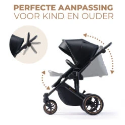 Kinderkraft Prime 2 Venezian Black 3-in-1 Kinderwagen Incl. Autostoel KSPRIM02BLK3000 -babybenodigdheden kinderkraft prime 2 venezian black 3in1 kinderwagen ksprim02blk3000 4