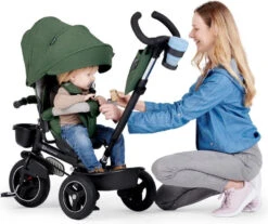 Kinderkraft Spinstep Green Driewieler KRSPST00GRE0000 -babybenodigdheden kinderkraft spinstep green driewieler krspst00gre0000 17 1