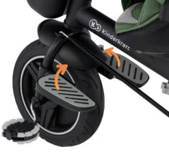 Kinderkraft Spinstep Green Driewieler KRSPST00GRE0000 -babybenodigdheden kinderkraft spinstep green driewieler krspst00gre0000 9 1