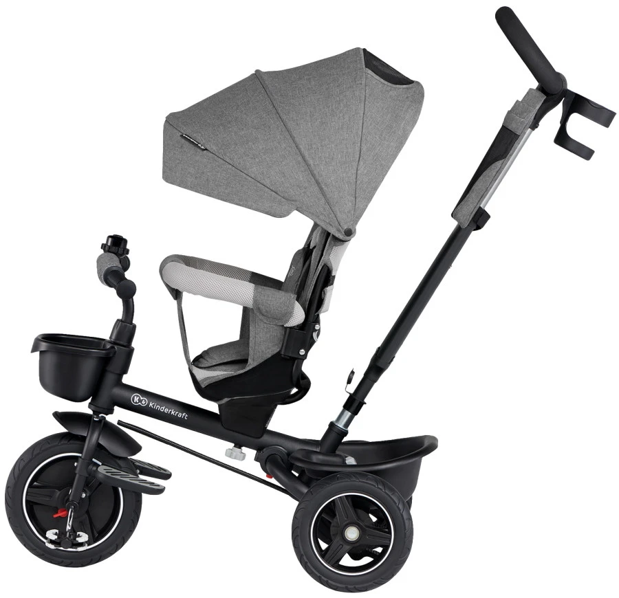 Kinderkraft Spinstep Platinum Grey Driewieler KRSPST00GRY0000 Kinderkraft Spinstep Platinum Grey Driewieler KRSPST00GRY0000 -babybenodigdheden kinderkraft spinstep platinum grey driewieler krspst00gry0000 2