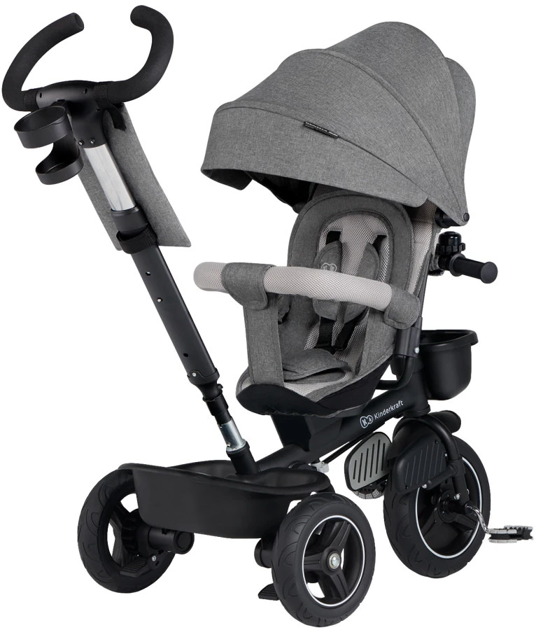 Kinderkraft Spinstep Platinum Grey Driewieler KRSPST00GRY0000 Kinderkraft Spinstep Platinum Grey Driewieler KRSPST00GRY0000 -babybenodigdheden kinderkraft spinstep platinum grey driewieler krspst00gry0000 3