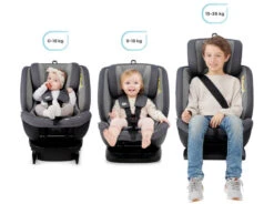 Kinderkraft Xpedition Grey 360º 0-36 Kg Isofix Autostoel KCXPED00GRY0000 -babybenodigdheden kinderkraft xpedition 0 36 kg isofix autostoel 1 1