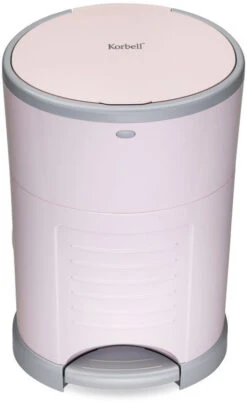 Korbell Pink Nappy Disposal System Luieremmer M250DSP 7 Korbell Pink Nappy Disposal System Luieremmer M250DSP -babybenodigdheden korbell luieremmer roze 1