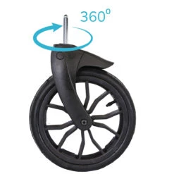 Kunert Booster Black Graphite Tandem Duowagen BO-03-BLACK -babybenodigdheden kunert booster black graphite tandem duowagen bo 03 black 19