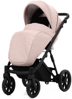 Kunert Ivento Premium Gold Deep Black 2-in-1 Kinderwagen IVE-12-GOLD -babybenodigdheden kunert ivento black smoky pink 2 in 1 kinderwagen ive 11 black 10 2