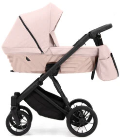 Kunert Ivento Premium Gold Deep Black 2-in-1 Kinderwagen IVE-12-GOLD -babybenodigdheden kunert ivento black smoky pink 2 in 1 kinderwagen ive 11 black 14 2