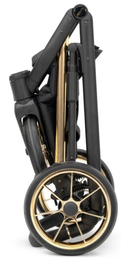 Kunert Ivento Premium Gold Deep Black 2-in-1 Kinderwagen IVE-12-GOLD -babybenodigdheden kunert ivento premium gold deep black 2 in 1 kinderwagen ive 12 gold 6