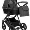 Kunert Lazzio Black Eco-Leather 2-in-1 Kinderwagen LAZ-11-BLACK 1 Kunert Lazzio Black Eco-Leather 2-in-1 Kinderwagen LAZ-11-BLACK -babybenodigdheden kunert lazzio black eco leather 2 in 1 kinderwagen laz 11 black 2