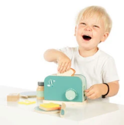 Label Label Groen Houten Broodrooster LLWT-24579 -babybenodigdheden label label groen houten broodrooster llwt 24579 2 1