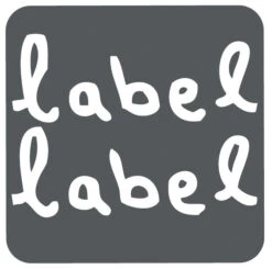 Label Label Blauw Houten Tuimelring Piramide LLWT-25255 -babybenodigdheden label label logo 16