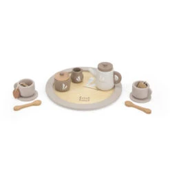 Label Label Nougat Houten Theeservies Set LLWT-37117 5 Label Label Nougat Houten Theeservies Set LLWT-37117 -babybenodigdheden label label nougat houten theeservies set 1