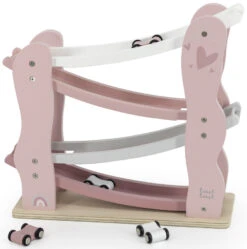 Label Label Roze Houten Autobaan LLWT-25125 -babybenodigdheden label label roze houten autobaan llwt 25125 2