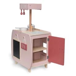 Label Label Roze Houten Bistro Keuken LLWT-34741 -babybenodigdheden label label roze houten bistro keuken llwt 34741 01