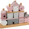 Label Label Roze Houten Blokken LLWT-25088 1 Label Label Roze Houten Blokken LLWT-25088 -babybenodigdheden label label roze houten blokken llwt 25088