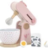 Label Label Roze Houten Keukenmixer LLWT-24937 -babybenodigdheden label label roze houten keukenmixer llwt 24937