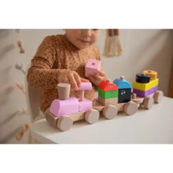 Label Label Barbapapa Houten Stapeltoren Trein LLBB-35885 7 Label Label Barbapapa Houten Stapeltoren Trein LLBB-35885 -babybenodigdheden llbb 35885 barbapapa wooden stacking train 08