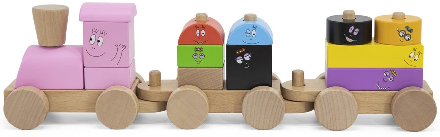 Label Label Barbapapa Houten Stapeltoren Trein LLBB-35885 Label Label Barbapapa Houten Stapeltoren Trein LLBB-35885 -babybenodigdheden llbb 35885 stacking train 8720663935885 1