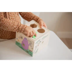 Label Label Barbapapa Houten Vormenstoof LLBB-35892 -babybenodigdheden llbb 35892 barbapapa wooden shape sorting box 07